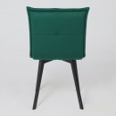 Кресло РУБИК U, Velutto 33 темно-зеленый велюр/черный